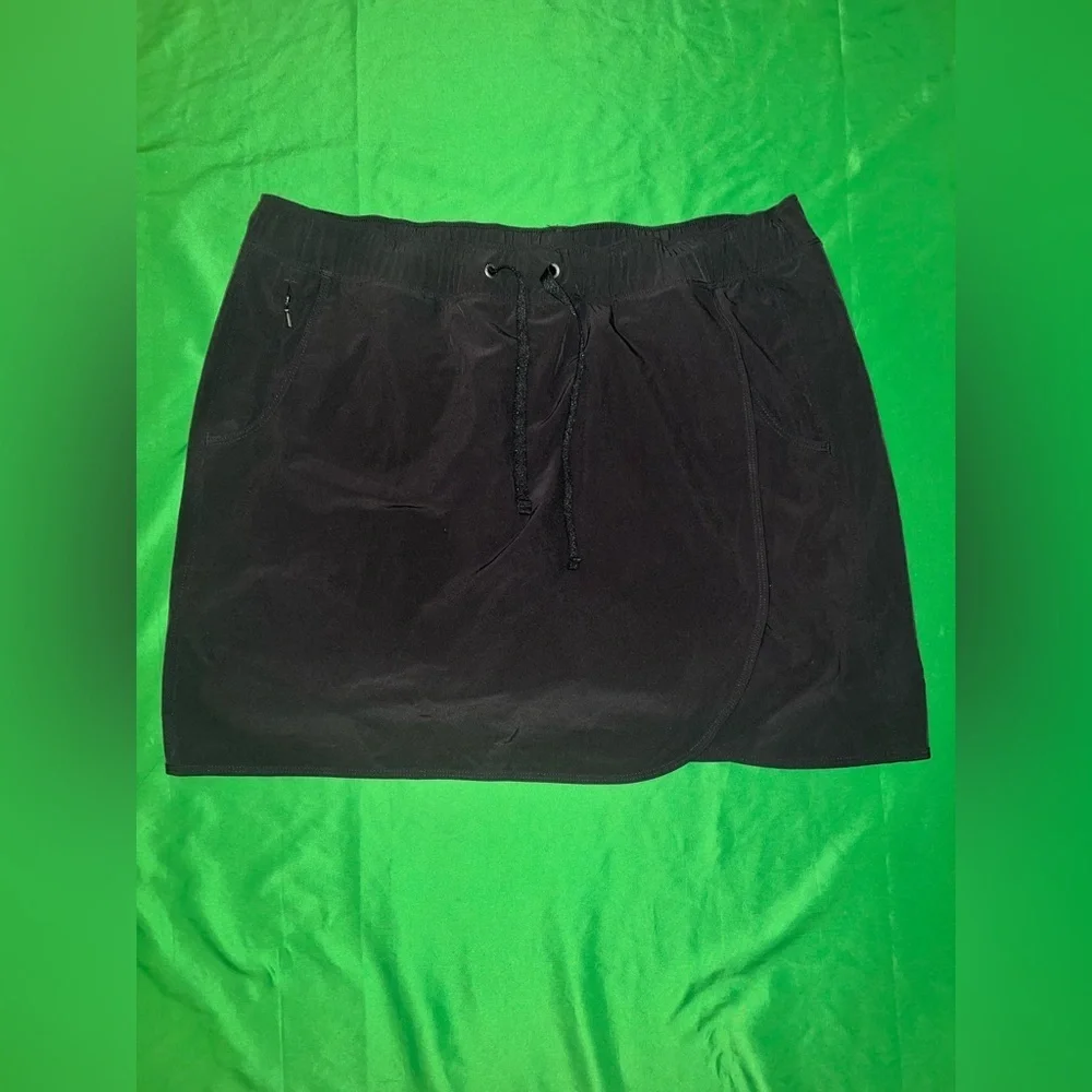 Patagonia Sweat Black Women's Skirt / Skort size XL - Picture 2 of 13